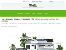 Tablet Screenshot of maasprofile.de